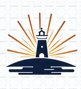 Leuchtturm bei Sonnenuntergang